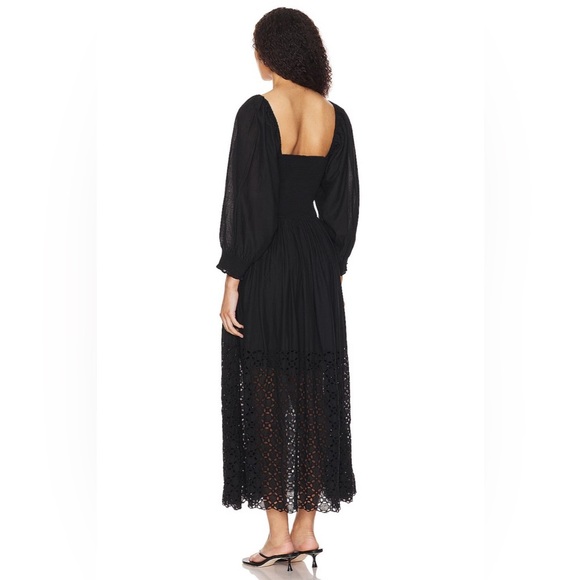New! Free People Perfect Storm Midi Dress Black nwot 33995 - Picture 4 of 16